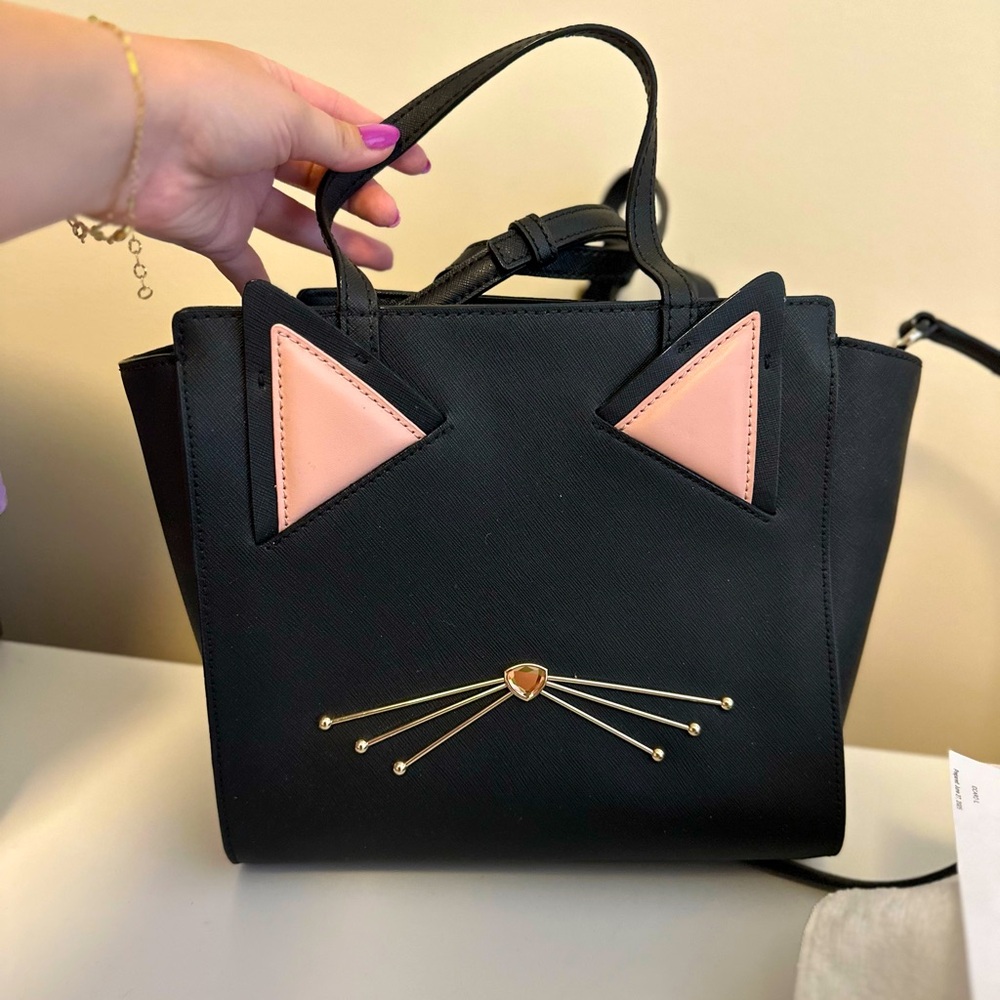 Kate Spade “Jazz things up” Hayden cat bag